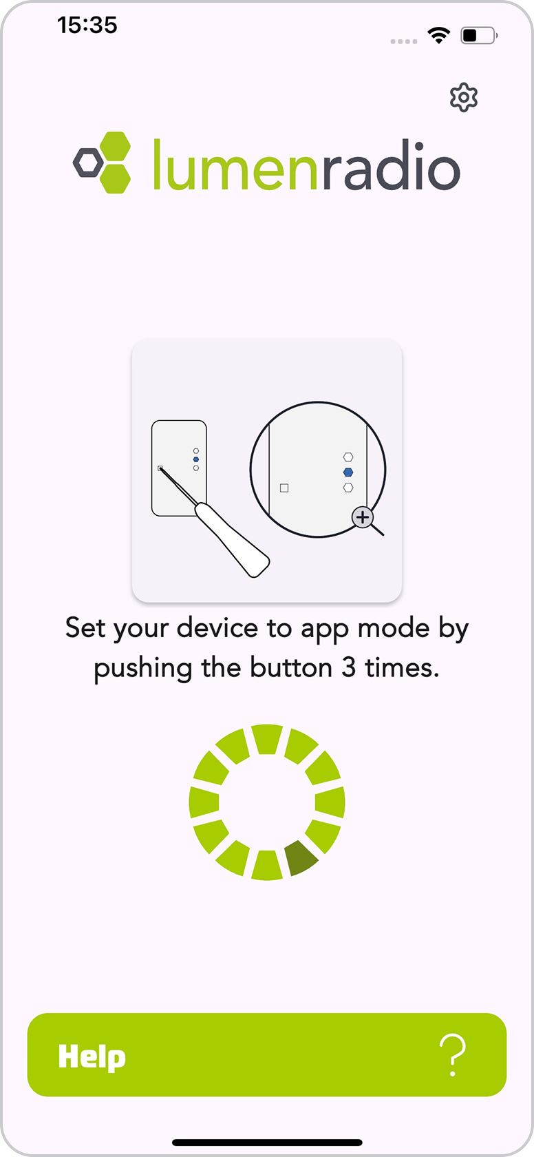 App splash screen