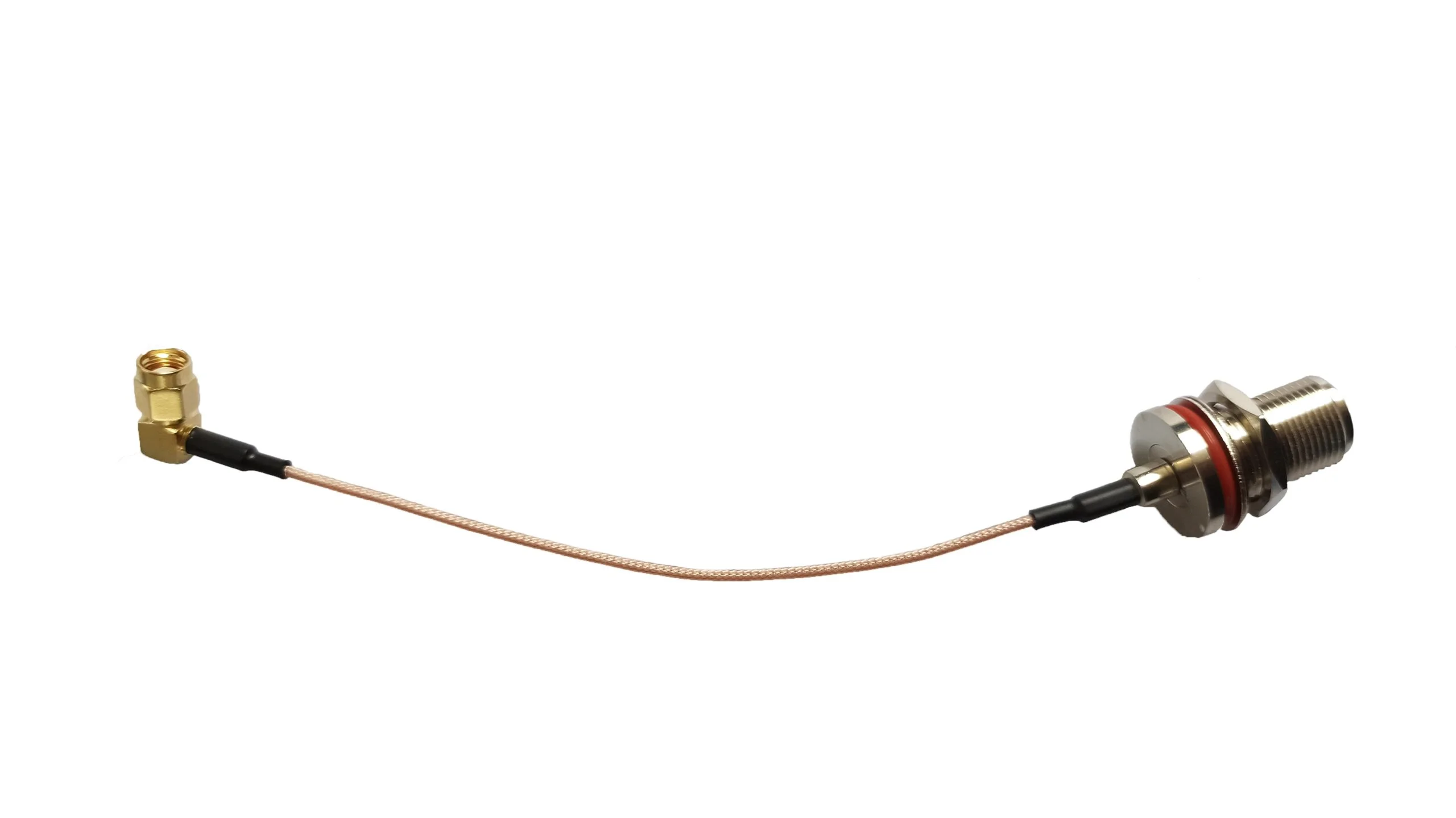 RP-SMA to N-female bulkhead cable, 150 mm (102-2011)